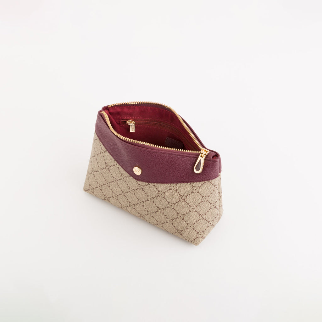 Carpisa Crna Gora – Diana fall wallet - Women's toiletry bag – Taupe/Wine – AND55306546 – Image 2