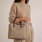 Carpisa Crna Gora – Diana fall - Women's Handbag – Taupe/Wine – BSD55201546 – Image 3
