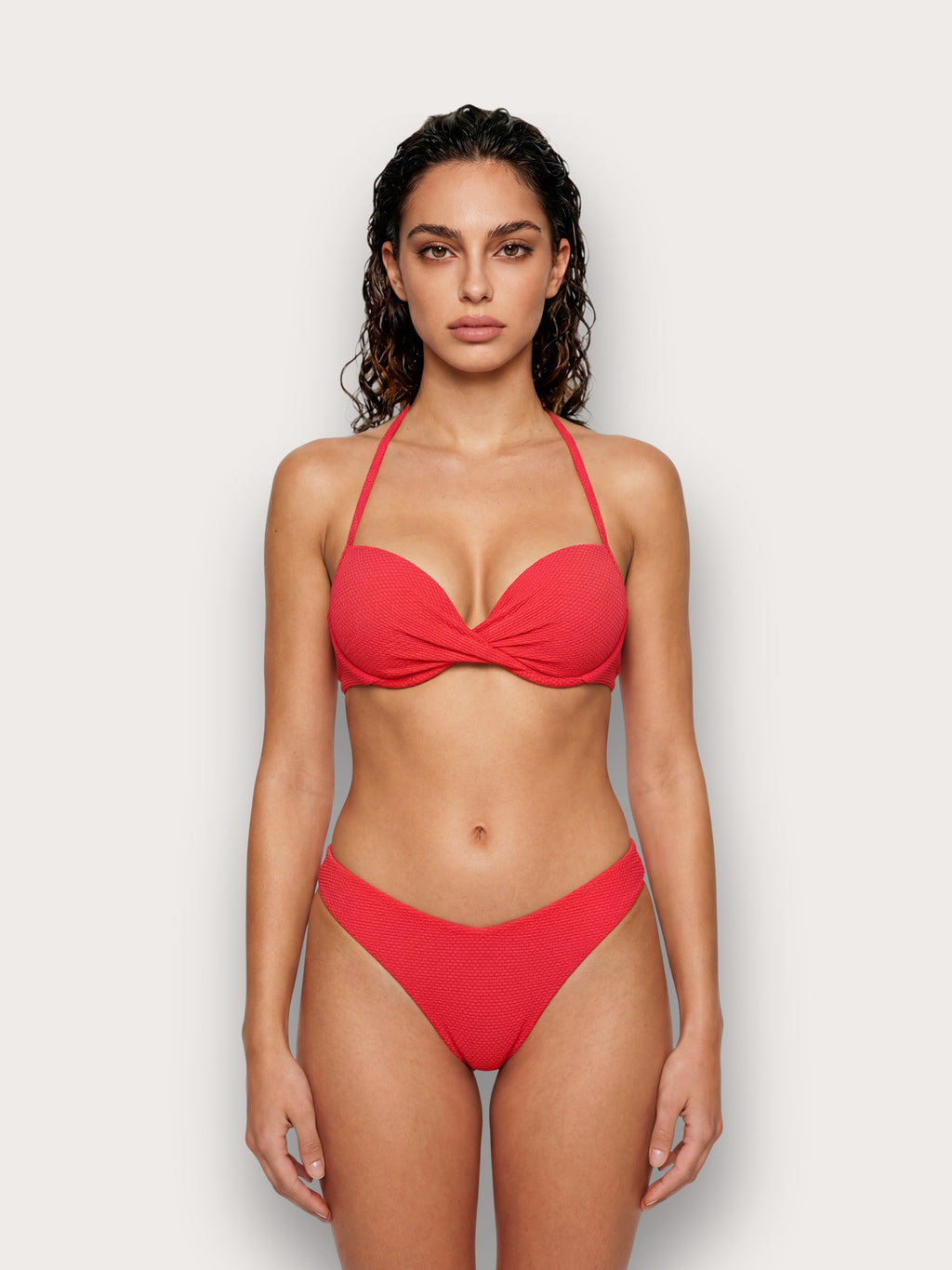 Textured - Brazilske bikini gaćice za žene