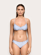 Seersucker - Brazilske bikini gaćice za žene