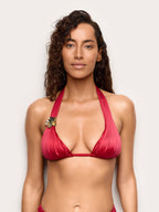 Ilehia - Halter bikini grudnjak sa kliznim korpicama za žene