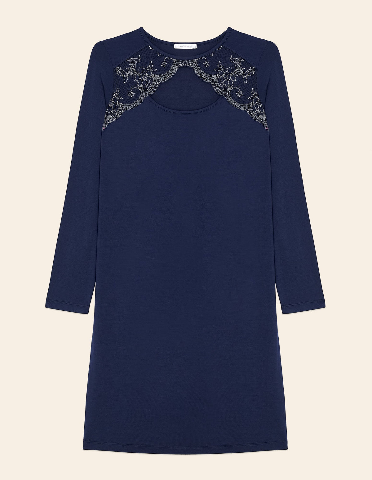 Long_sleeve nightshirt_Modal_Lace _Yamamay Albania