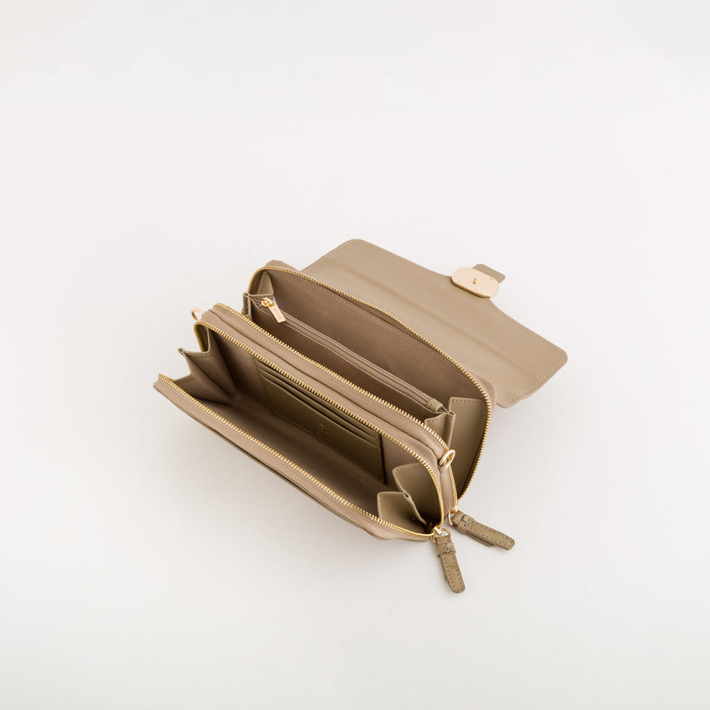 Carpisa Crna Gora – Michela wallet v1 - Women's Wallet/Shoulder Bag – Mud – PDD52303546 – Image 2