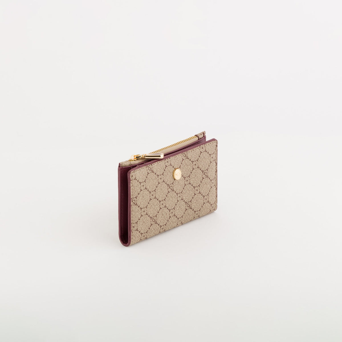 Carpisa Crna Gora – Diana fall wallet - Women's Medium Wallet – Taupe/Wine – PDD55303546 – Image 1