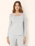 Long_sleeve T_shirt_Modal_Lace _Yamamay Albania