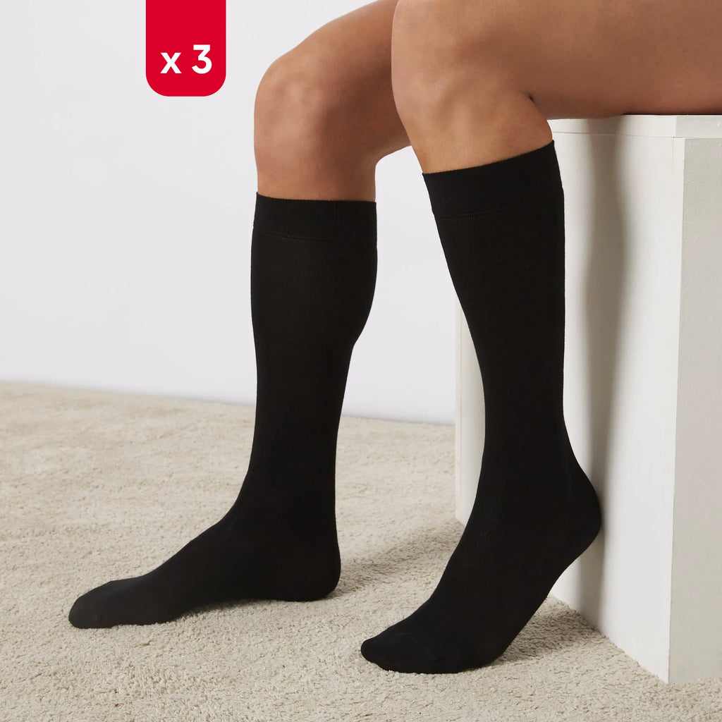 CALZE COTONE STRETCH - Višepak duge čarape