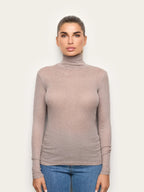Light Cashmere Rib - Majica dugih rukava sa visokom kragnom